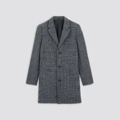 Manteau Col Tailleur à Carreaux -Magasin De Vêtements De Mode 728023 1280 V11