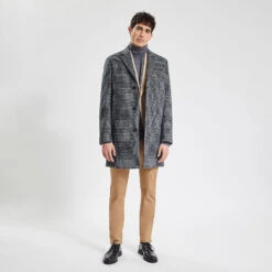 Manteau Col Tailleur à Carreaux -Magasin De Vêtements De Mode 728023 1280 V6