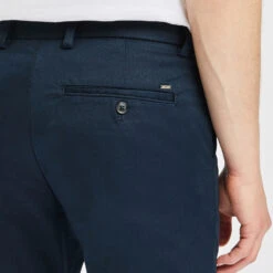 Pantalon Chino Slim Mat En Coton Recyclé -Magasin De Vêtements De Mode 728463 11822 V4